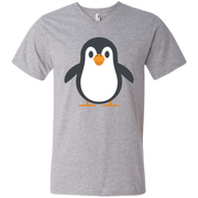 Penguin Emoji Men’s V-Neck T-Shirt