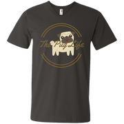 The Pug Life Men’s V-Neck T-Shirt