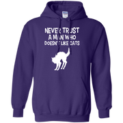 Never Trust a Man who Doesn’t Like Cats Hoodie