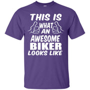 This is What an Awesome Biker Looks Like T-Shirt