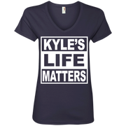 Kyles Life matters Ladies’ V-Neck T-Shirt