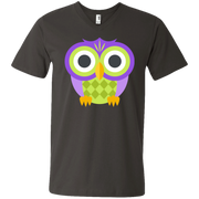 Owl Emoji Men’s V-Neck T-Shirt