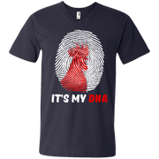 It’s In My DNA Chickens Men’s V-Neck T-Shirt