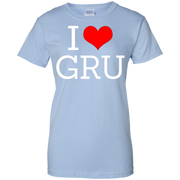 I Love (Heart) Gru Ladies Fitted T-Shirt