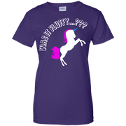 Was it Fluffy..? Unicorn Fitted T-Shirt