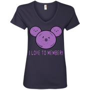 I Love to Member! Member Berries Ladies’ V-Neck T-Shirt