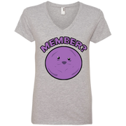 Member Berries Member? Ladies’ V-Neck T-Shirt