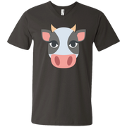Cow Face Emoji Men’s V-Neck T-Shirt