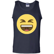 Laughing Out Loud Emoji Face Tank Top