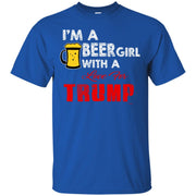 I’m a Beer Girl With a Love For Trump T-Shirt