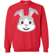 Happy Rabbit Face Emoji Sweatshirt