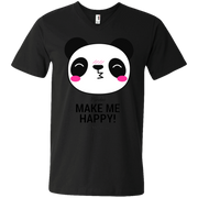 Pandas Make Me Happy, You Not so Much Men’s V-Neck T-Shirt