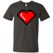 Heart of a True Gamer Men’s V-Neck T-Shirt