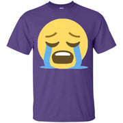 Crying with Sadness Emoji Face T-Shirt