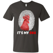 It’s In My DNA Chickens Men’s V-Neck T-Shirt