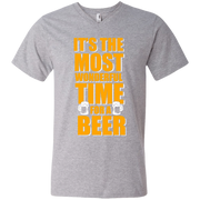 It’s the Most Wonderful Time For a Beer  Men’s V-Neck T-Shirt