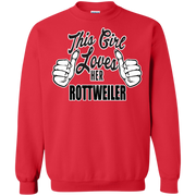 This Girl Loves Her Rottweiler Sweatshirt