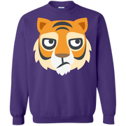 Bored Tiger Face Emoji Sweatshirt