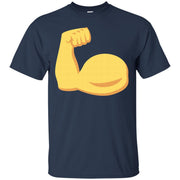 Pumping Iron Muscle Arm Emoji T-Shirt