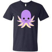 Octopus Emoji Men’s V-Neck T-Shirt