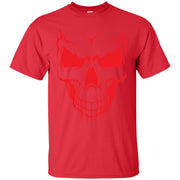 Red Skull & Bones Face T-Shirt