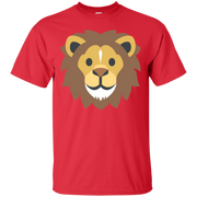 Lion Face Emoji T-Shirt