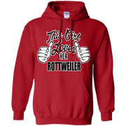 This Girl Loves Her Rottweiler Hoodie