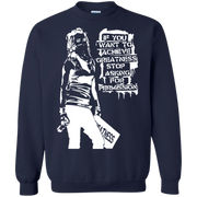 Banksy’s If You want to Achieve Greatness Stop Asking for Permission Sweatshirt