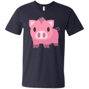 Pig Emoji Men’s V-Neck T-Shirt