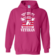 Never Underestimate the Love of a Mother, Who is also a Veteran Hoodie