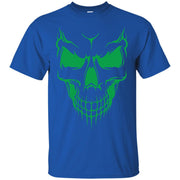 Green Skull & Bones Face T-Shirt