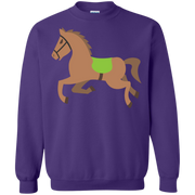 Galloping Horse Emoji Sweatshirt