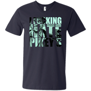 Snatch I Fu*king Hate Pikey’s Movie Quote Men’s V-Neck T-Shirt