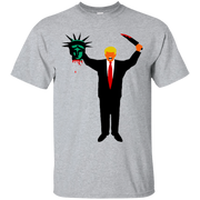 Trump Holding Statue of Liberty Head Uni Sex T-Shirt