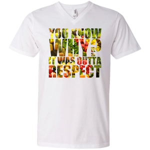 You Know Why It Was Outta Respect Men’s V-Neck T-Shirt