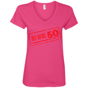 Best Before 50 Ladies’ V-Neck T-Shirt