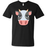 Cow Face Emoji Men’s V-Neck T-Shirt