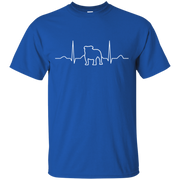 Heart Beat Bulldog T-Shirt