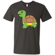 Turtle Emoji Men’s V-Neck T-Shirt