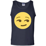 Smooth Look Emoji Face Tank Top