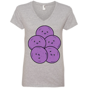Big Bunch of Member Berries Ladies’ V-Neck T-Shirt