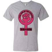 The Rise of the Women, The Rise of the Nation Men’s V-Neck T-Shirt