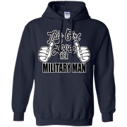This Girl Loves Her Military Man Hoodie