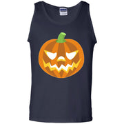 Halloween Pumpkin Emoji Face Tank Top
