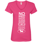 It’s an English Bulldog Ladies’ V-Neck T-Shirt