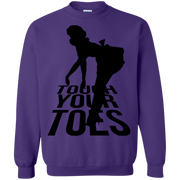 Touch Your Toes Vintage Girl Sweatshirt