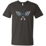 Upside Down Bat Emoji Men’s V-Neck T-Shirt