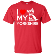 I Love My Yorkshire Dog T-Shirt