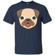 Pug Face Emoji T-Shirt