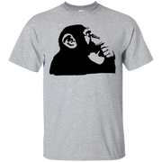 Banksy’s Monkey Thinking of a Solution T-Shirt